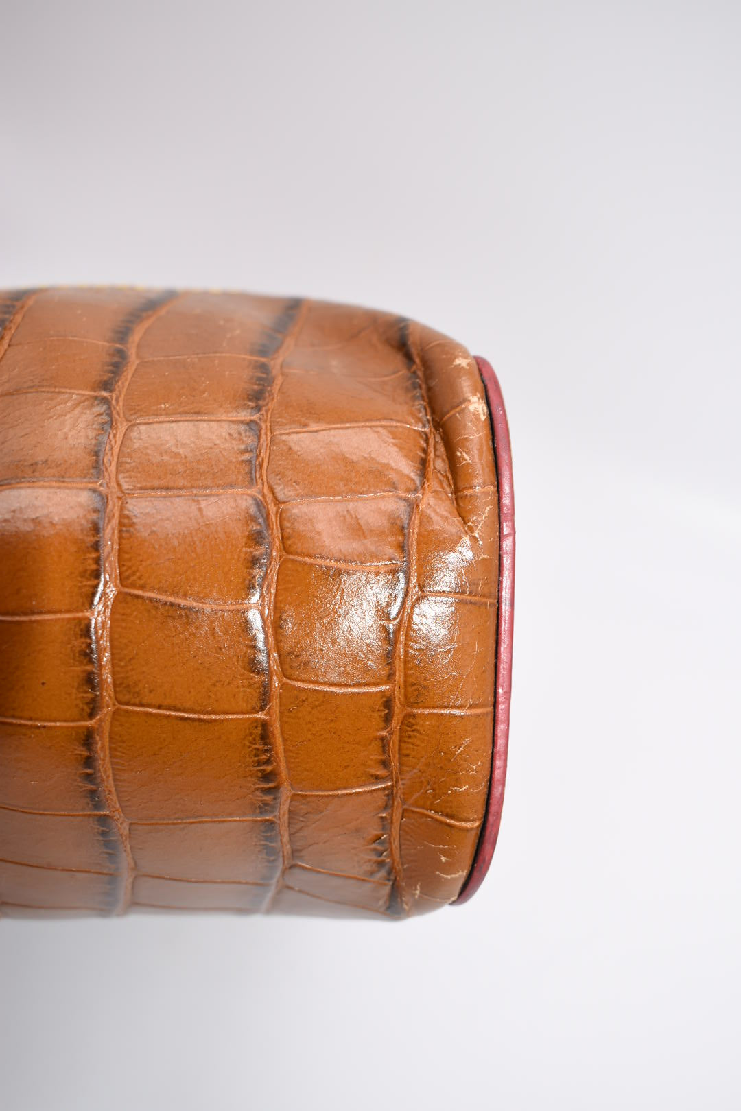 Dooney & Bourke Croc Embossed Leather Tote Bag