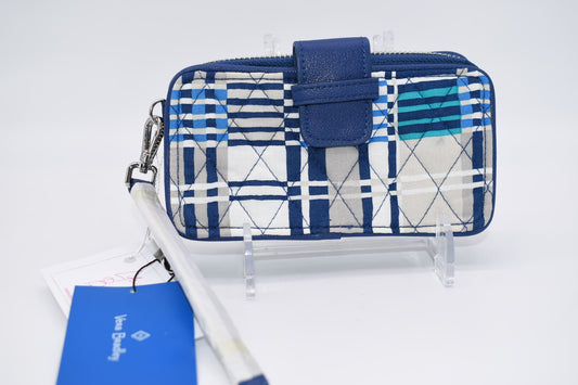 Vera Bradley RFID Smartphone Wristlet in "Santiago Woven" Pattern