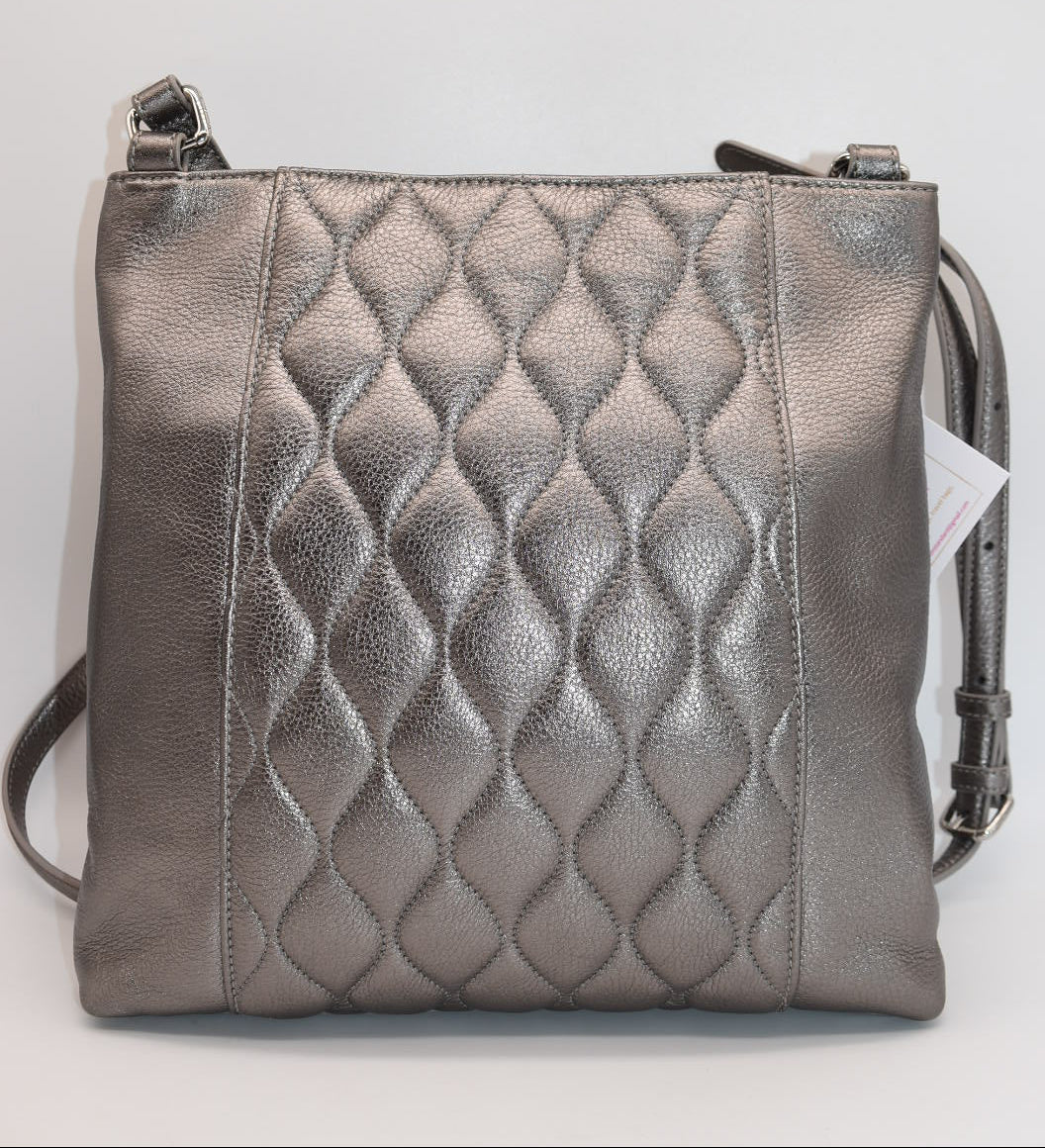 Vera Bradley Quilted Leather Molly Crossbody Bag in "Caspian Sea"