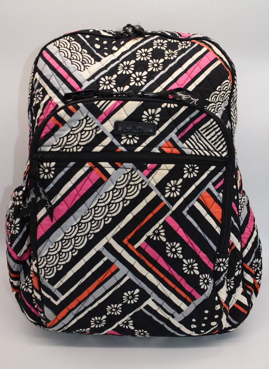Vera Bradley Campus Tech Backpack in "Northern Stripes" Pattern