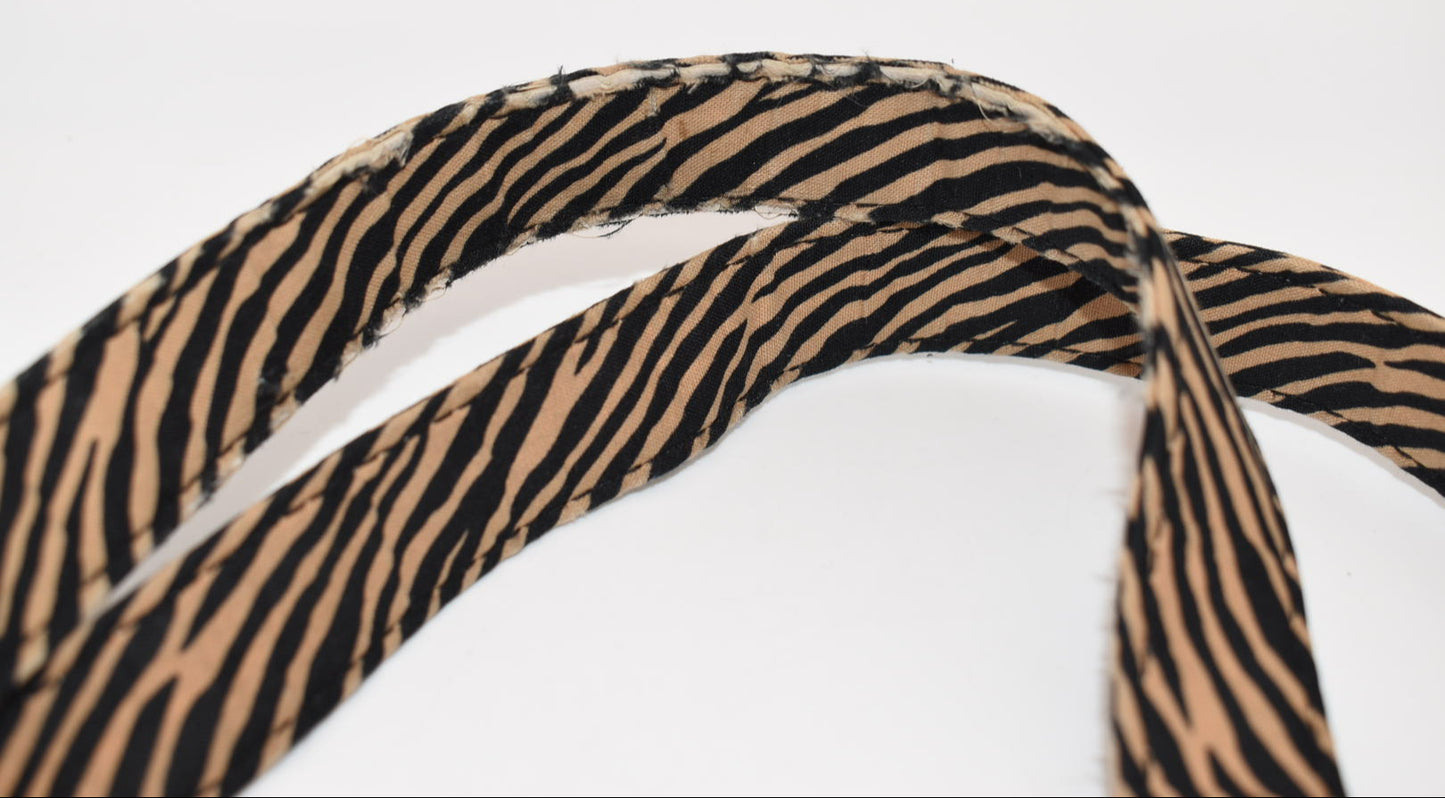 Vera Bradley Double Zip Mailbag Crossbody Bag in "Tiger Print" Pattern