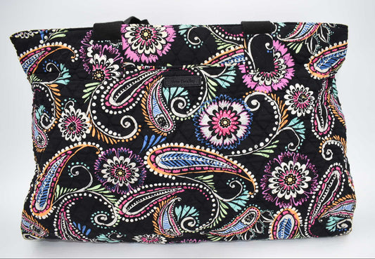 Vera Bradley Triple Compartment Travel Bag in "Bandana Swirl" Pattern