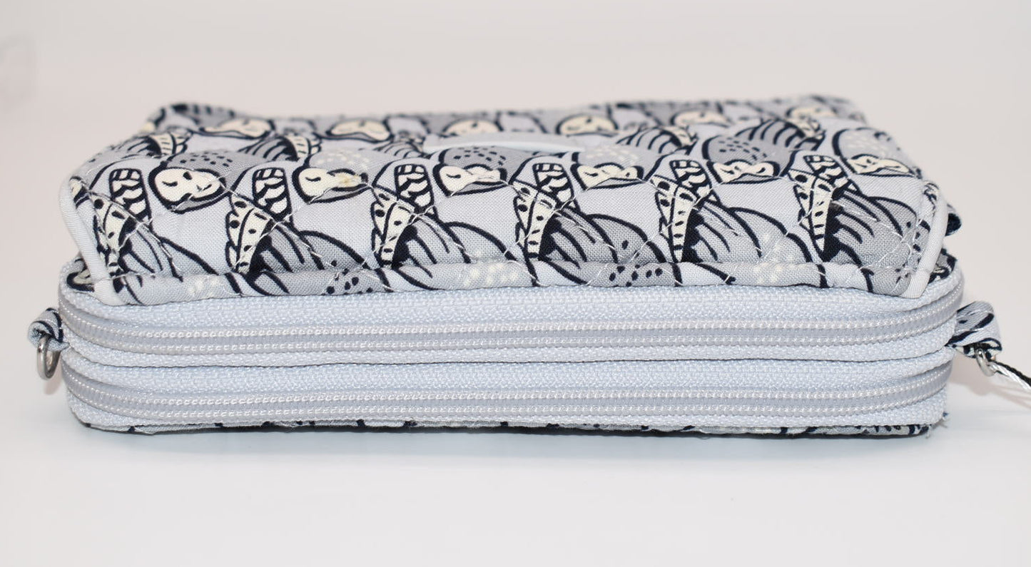 Vera Bradley Iconic RFID All in One Crossbody Bag in "Owls" Pattern