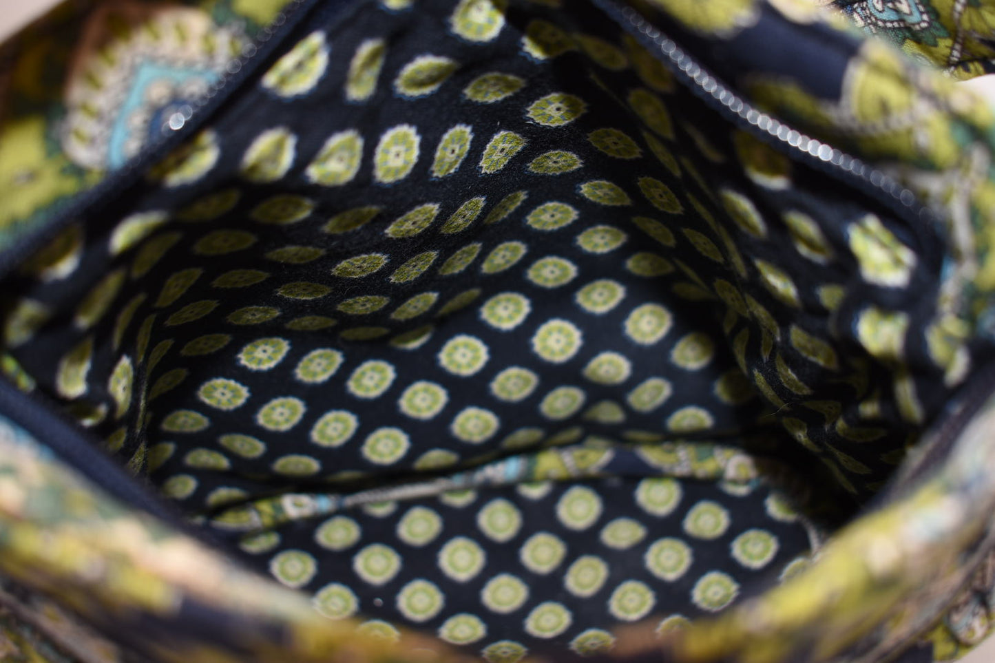Vera Bradley Hannah Small Pleated Bag in "Cambridge" Pattern