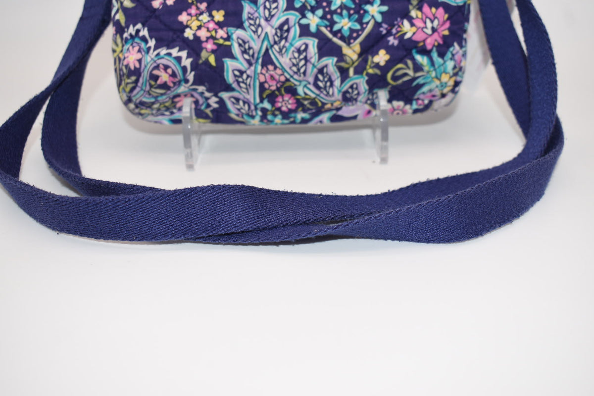 Vera Bradley RFID Mini Hipster Crossbody Bag in "French Paisley" Pattern