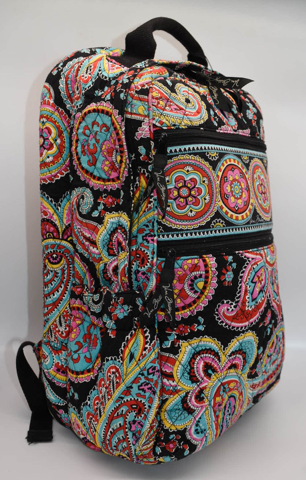 Vera Bradley XL Tech Laptop Backpack in "Parisian Paisley" Pattern