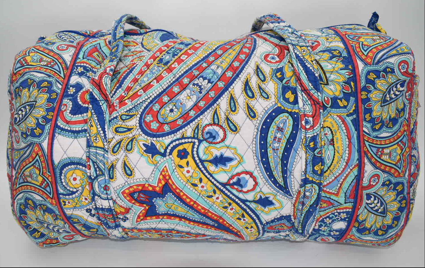 Vera Bradley Large Duffel Bag in "Marina Paisley" Pattern