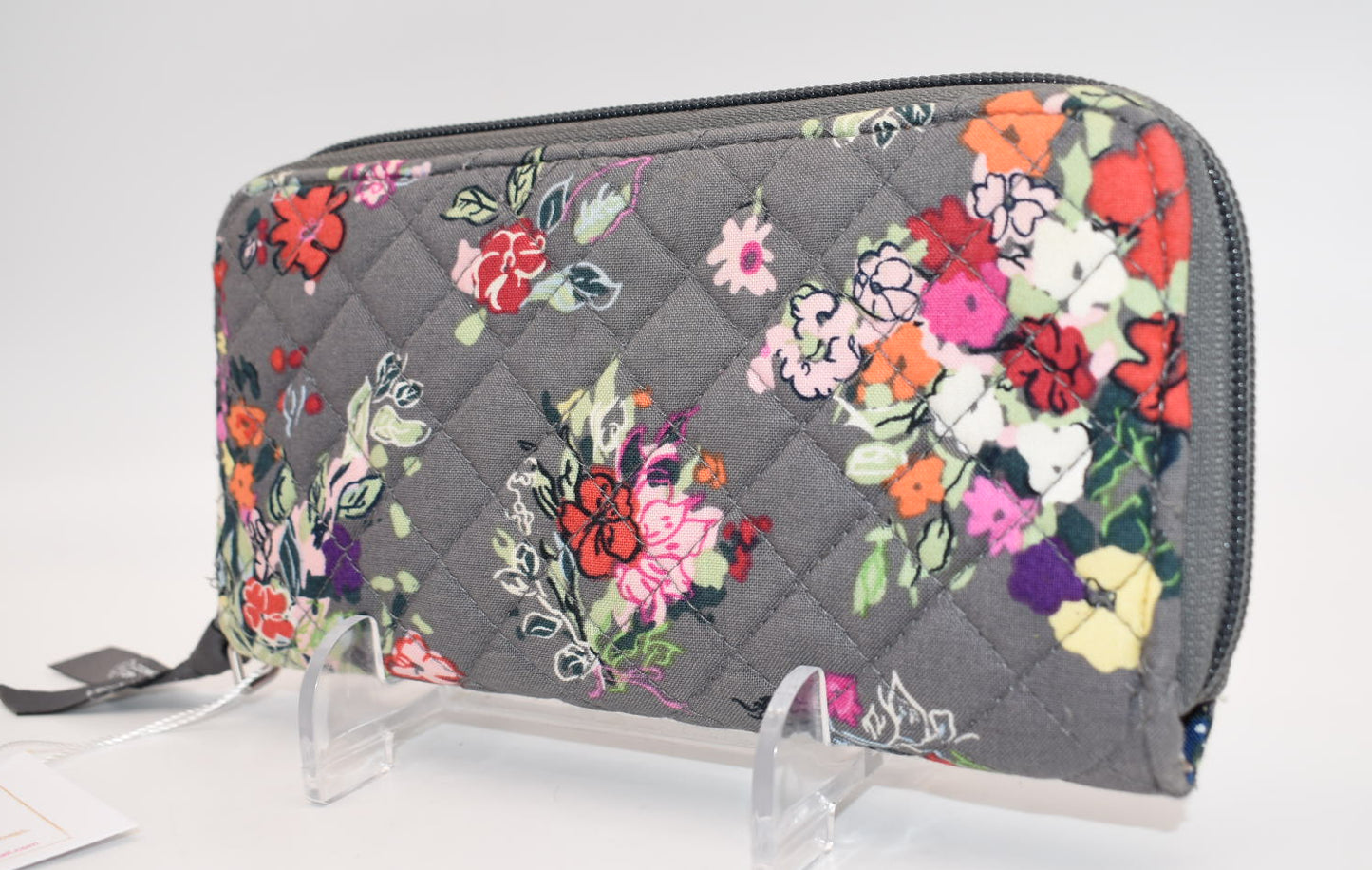 Vera Bradley RFID Accordion Wallet /Wristlet in "Hope Blooms" Pattern