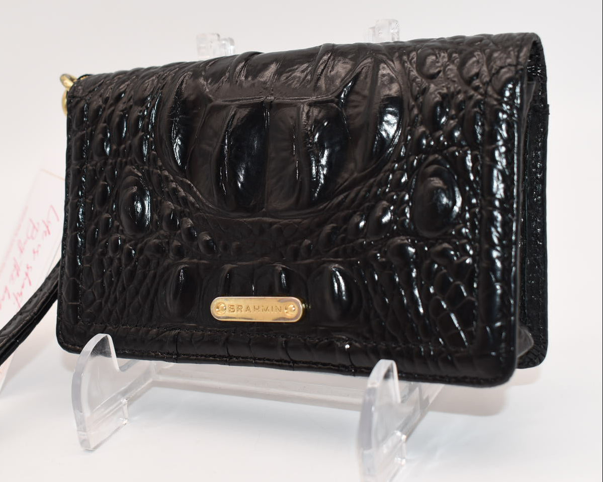 Brahmin Debi Wristlet / Wallet in Black Melbourne