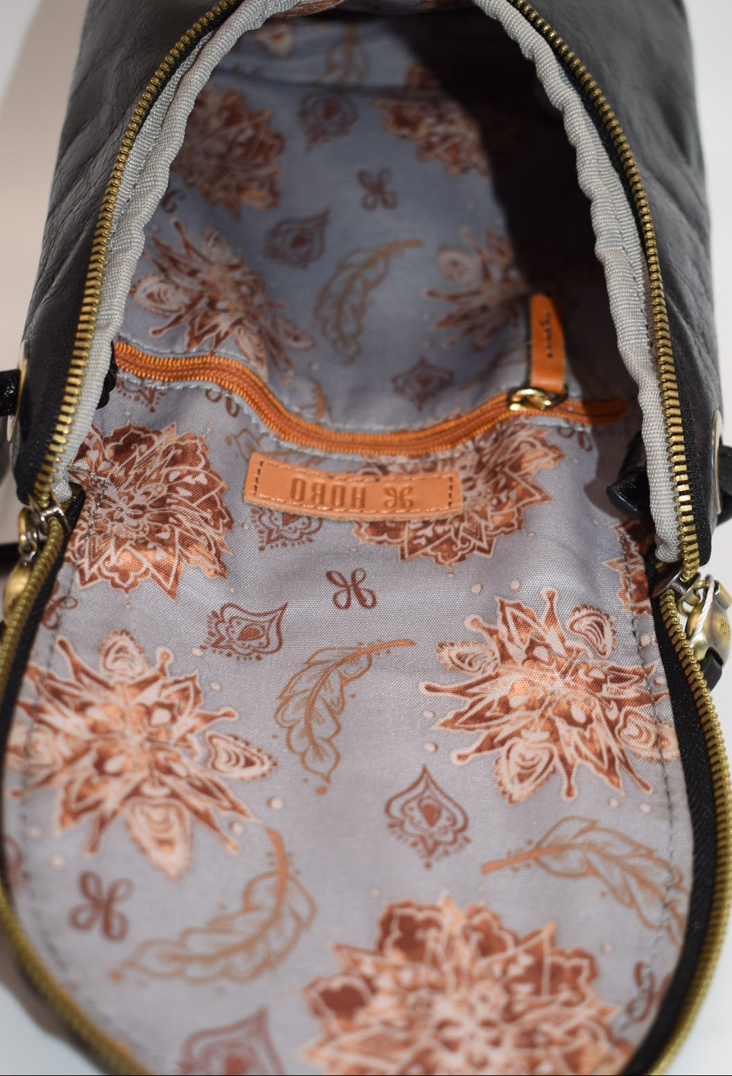 HOBO INTL Fern Studded Crossbody Bag in Black