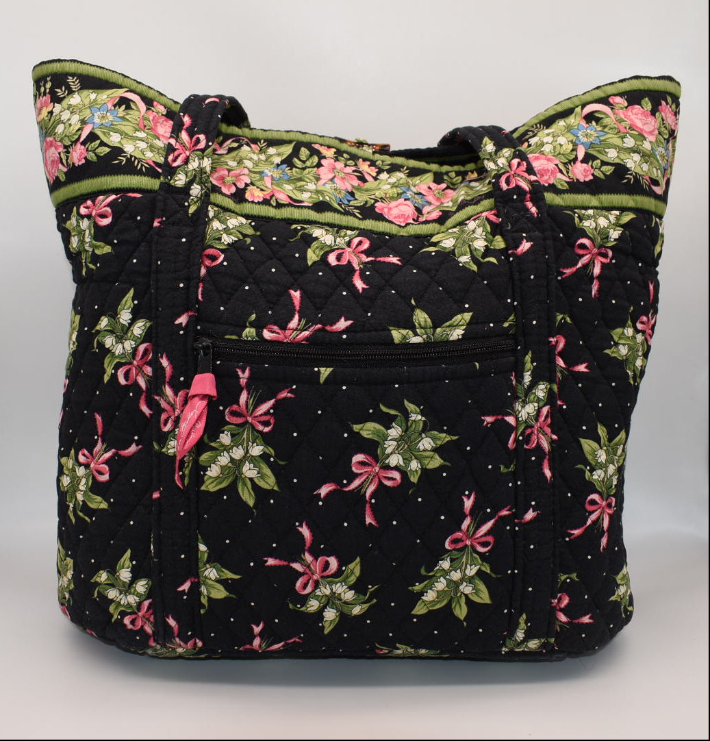 Vera Bradley Large Vera Tote Bag in "New Hope" Pattern