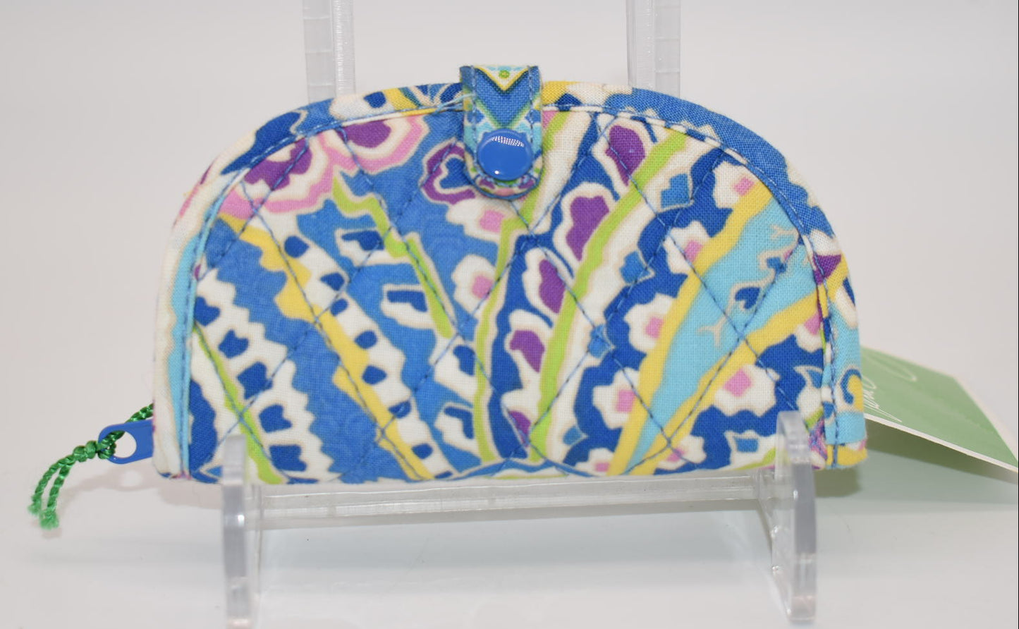Vera Bradley Mini Jewelry Roll Pouch in "Capri Blue" Pattern