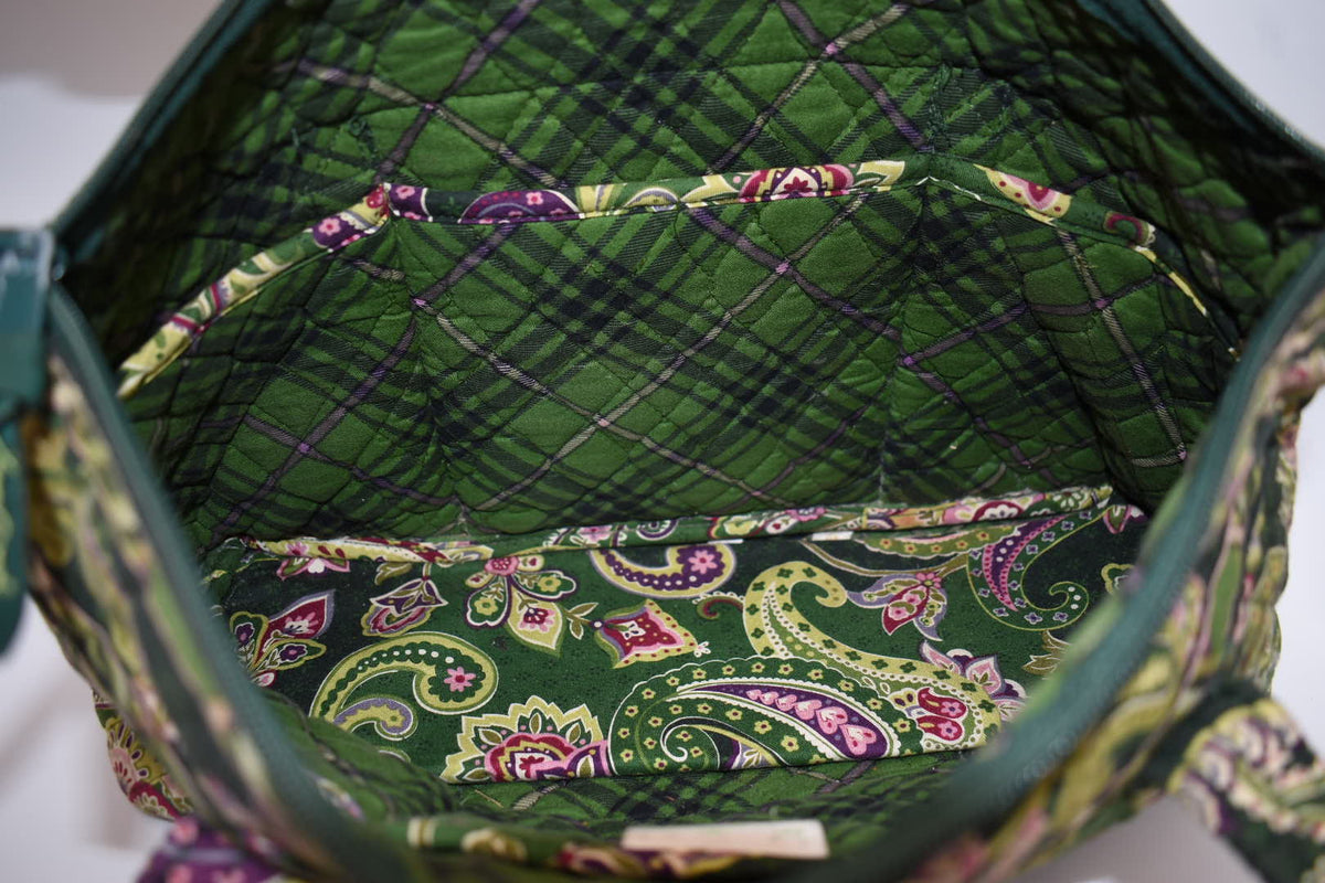 Vera Bradley Large Betsy Shoulder Tote Bag in "Chelsea Green" Pattern