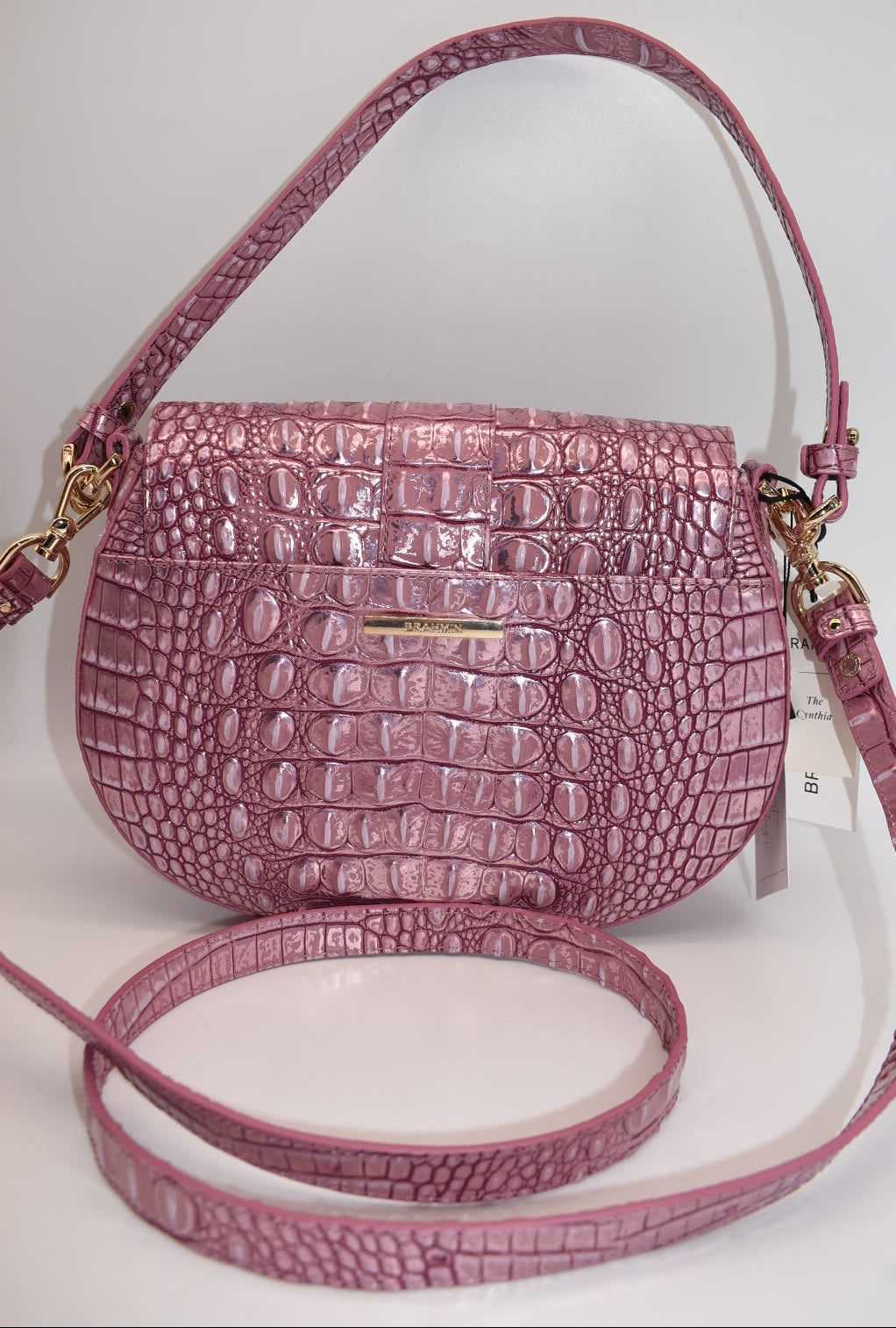 Brahmin Cynthia Shoulder Bag in Mulberry Potion