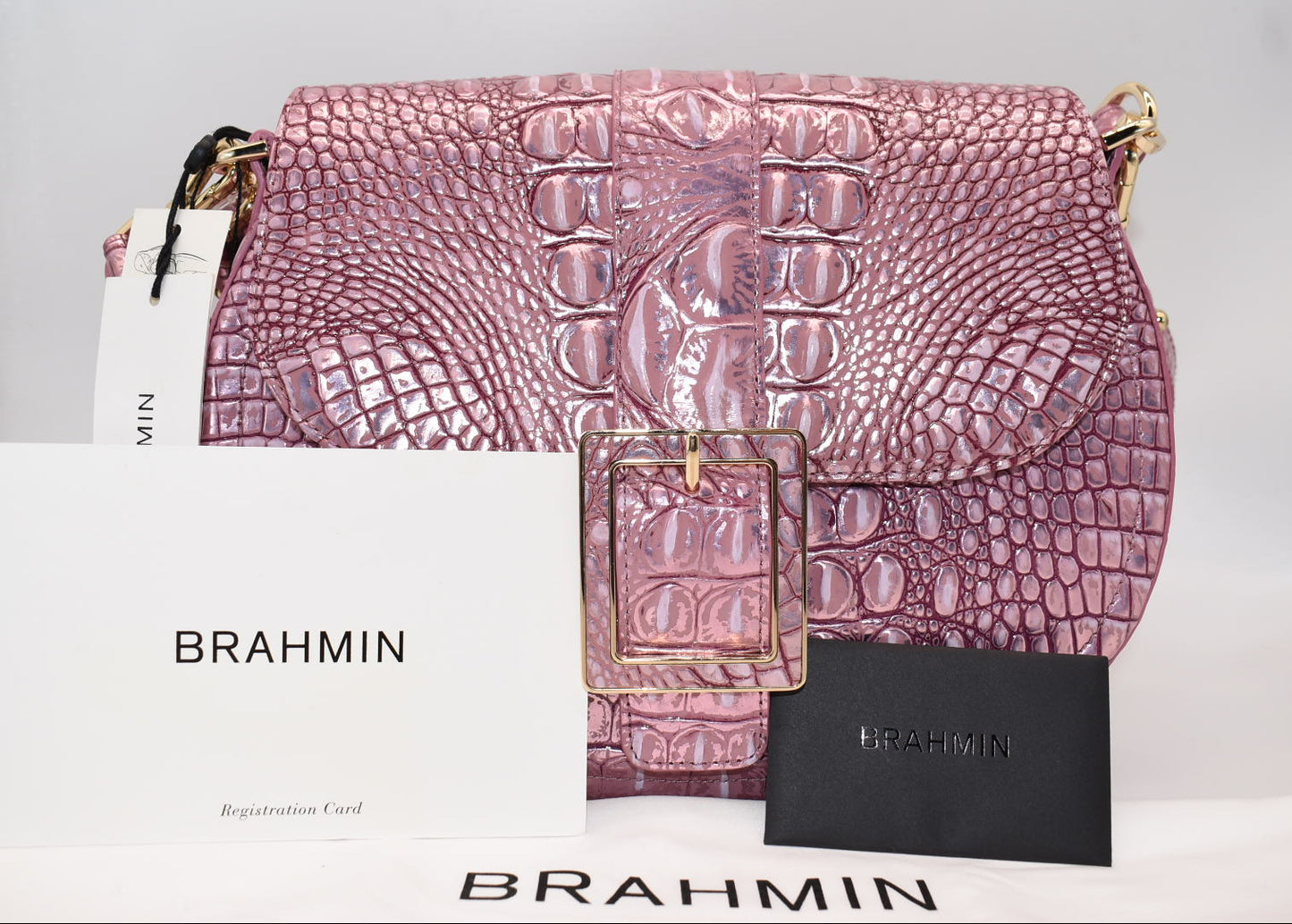 Brahmin Cynthia Shoulder Bag in Mulberry Potion