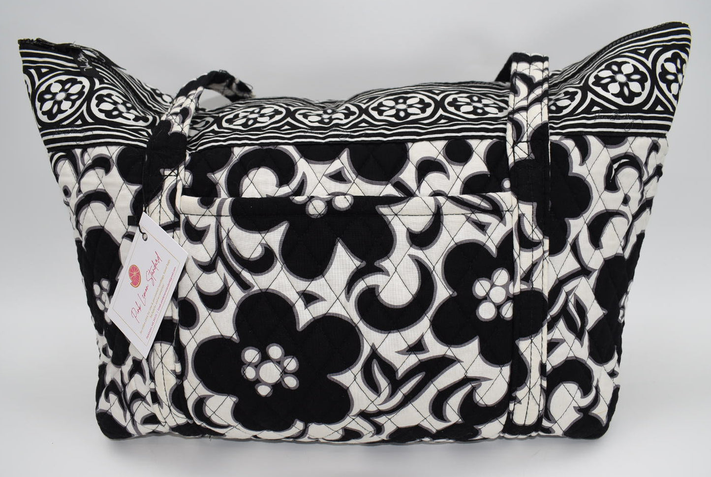 Vera Bradley Miller Travel Tote Bag in "Day & Night" Pattern