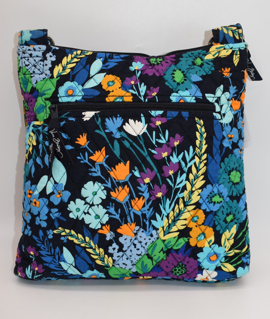Vera Bradley Hipster Crossbody Bag "Midnight Blues" Pattern