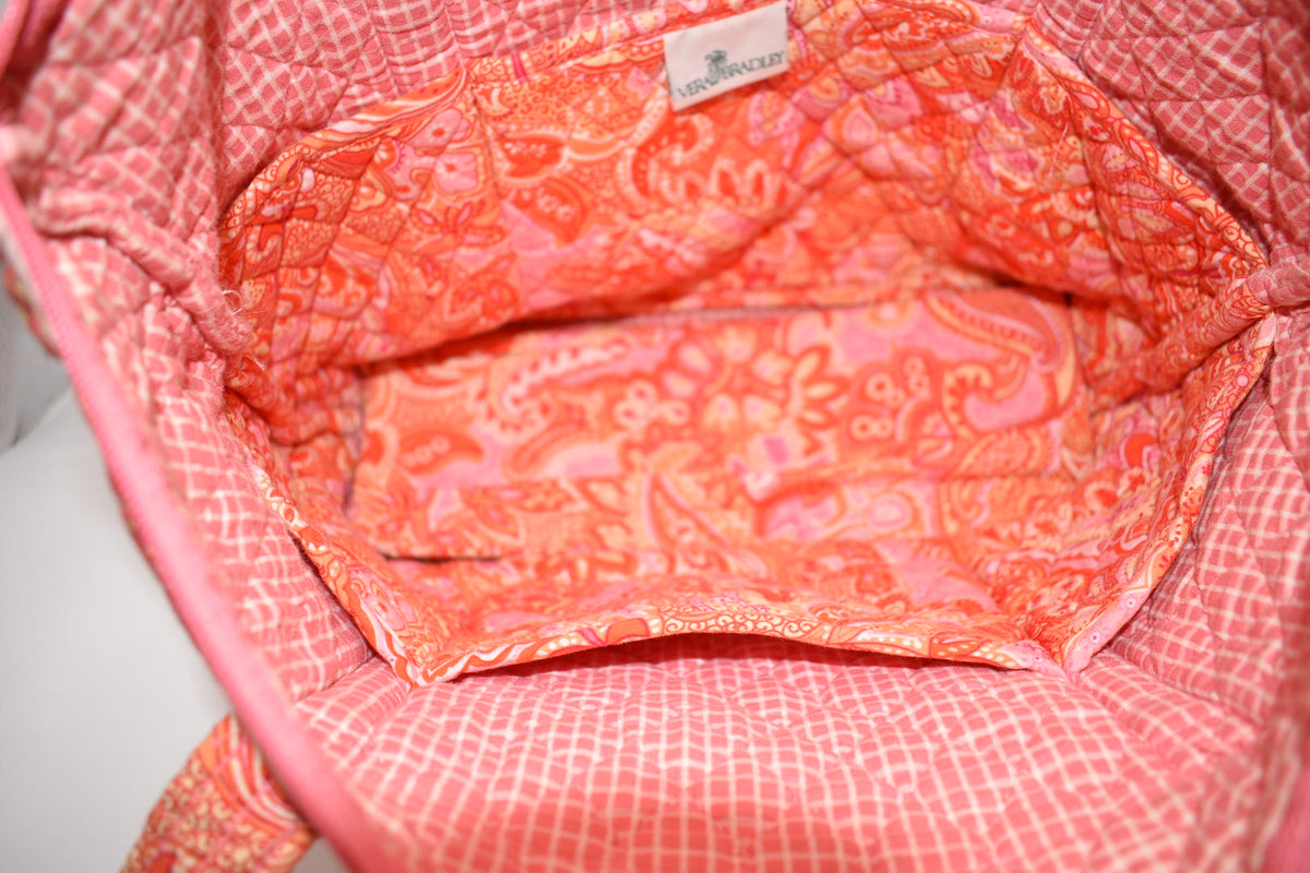 Vera Bradley Villager Tote Bag in "Sherbet" Pattern