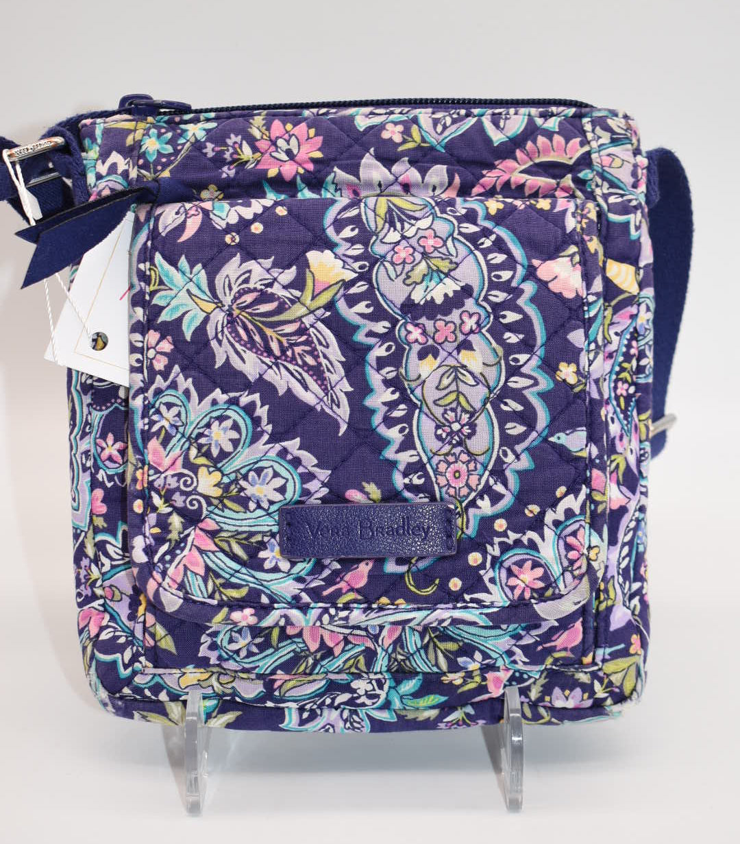 Vera Bradley RFID Mini Hipster Crossbody Bag in "French Paisley" Pattern