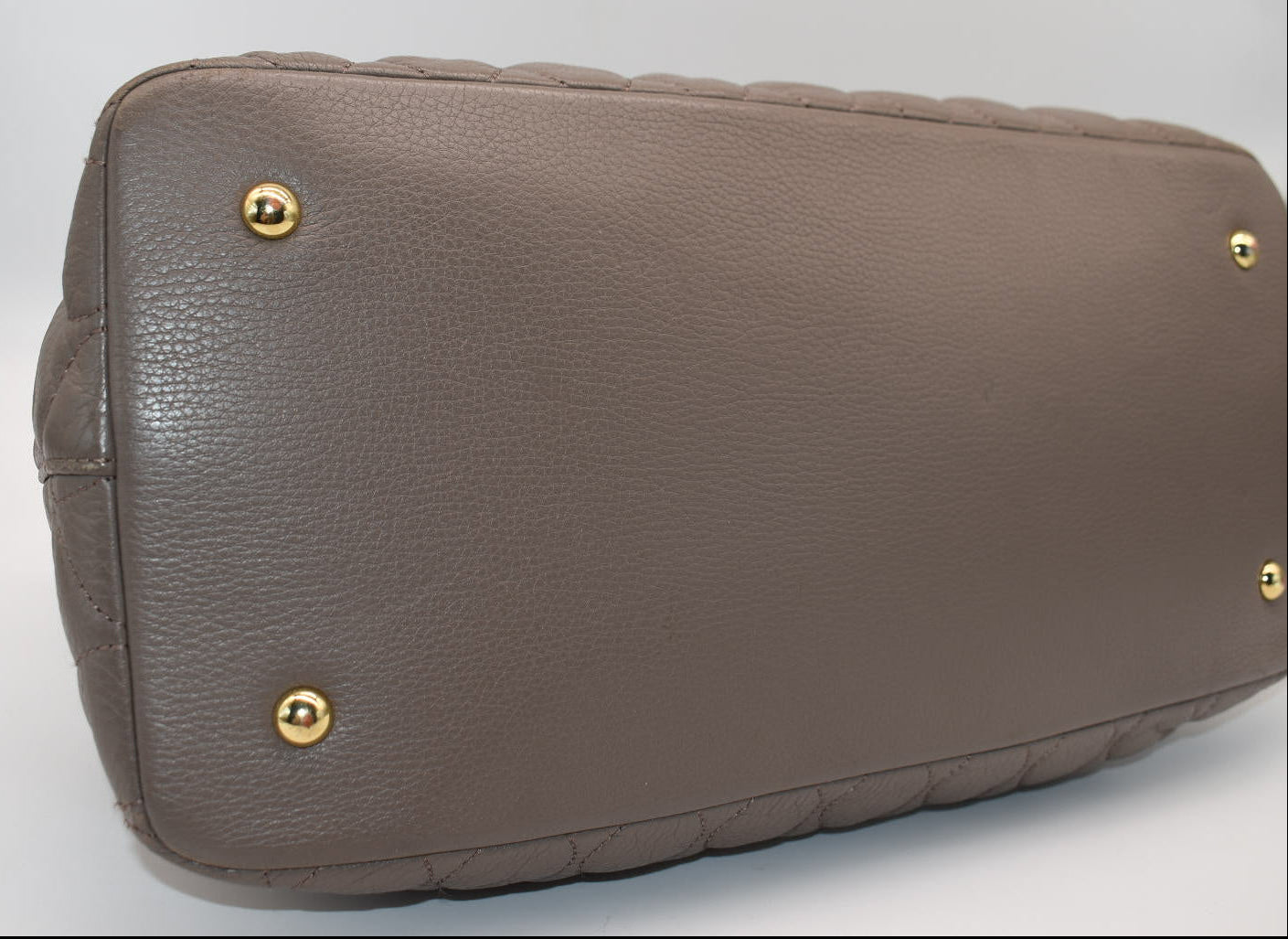 Vera Bradley Quilted Leather Large Emma Satchel Bag