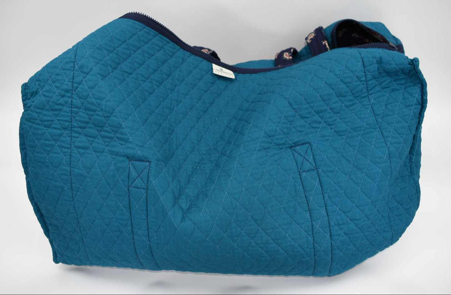 Vintage Vera Bradley XL Duffel Bag in "Navy-1991 " Pattern