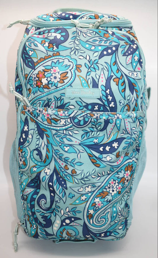 Vera Bradley Lighten Up Journey Backpack in "Daisy Paisley" Pattern