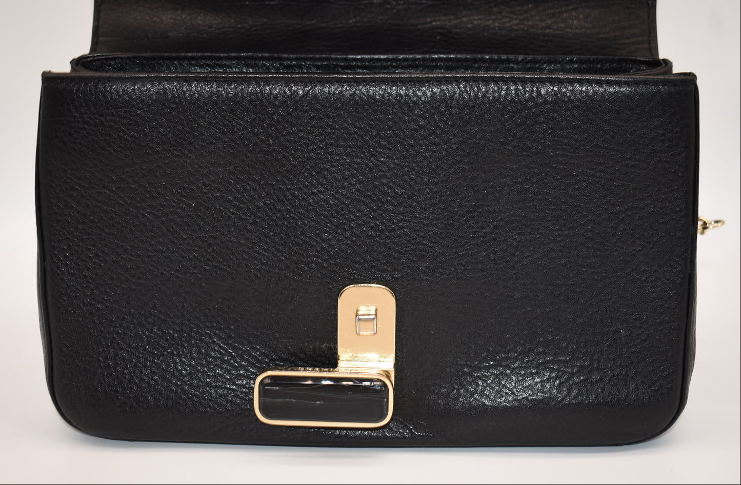 Brahmin Rosalie Crossbody Bag in Black Gryphon Leather