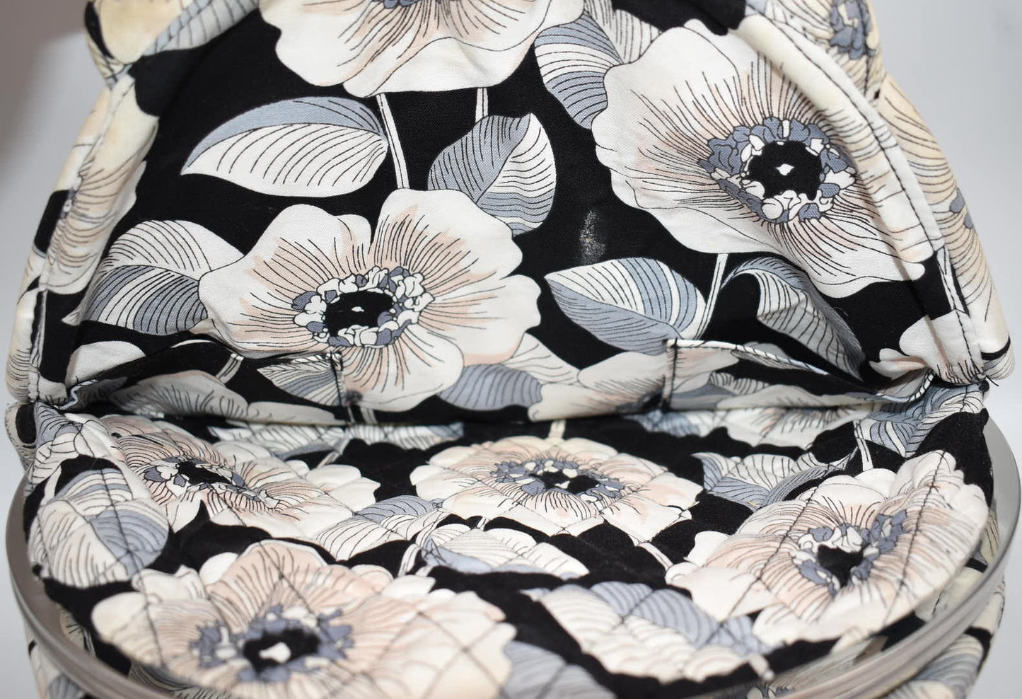 Vera Bradley Eloise Framed Satchel Bag in "Camellia" Pattern