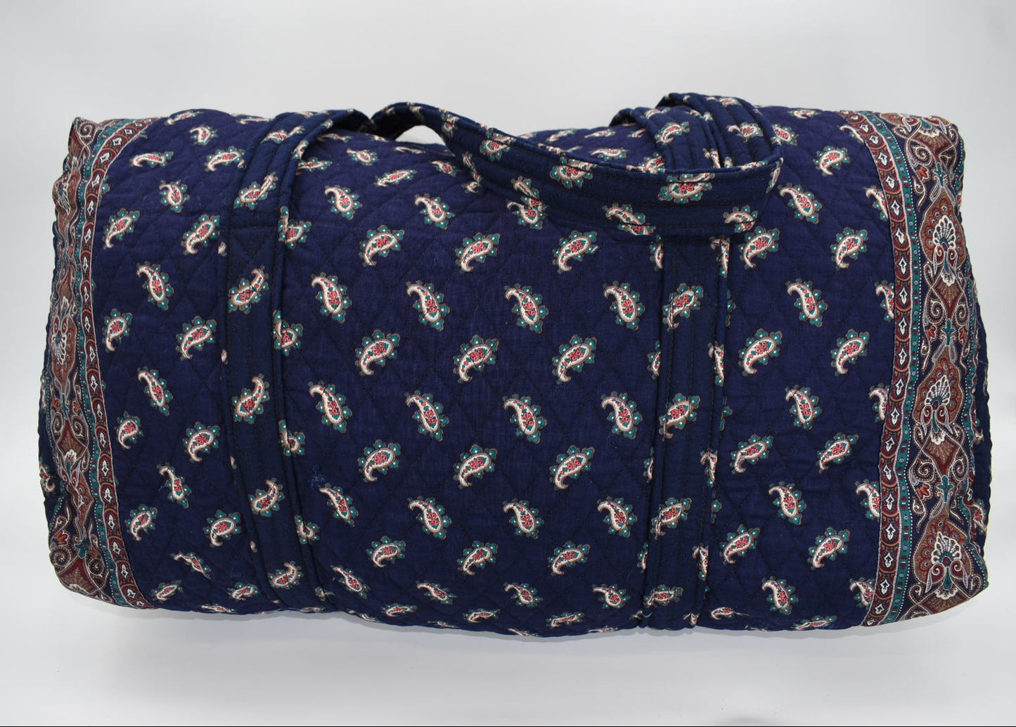 Vintage Vera Bradley XL Duffel Bag in "Navy-1991 " Pattern