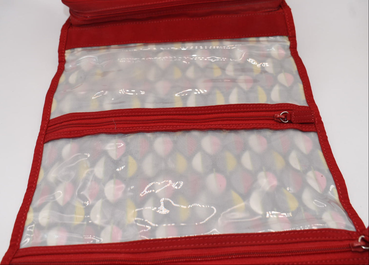 Vera Bradley Hanging Travel Organizer in Microfiber Red