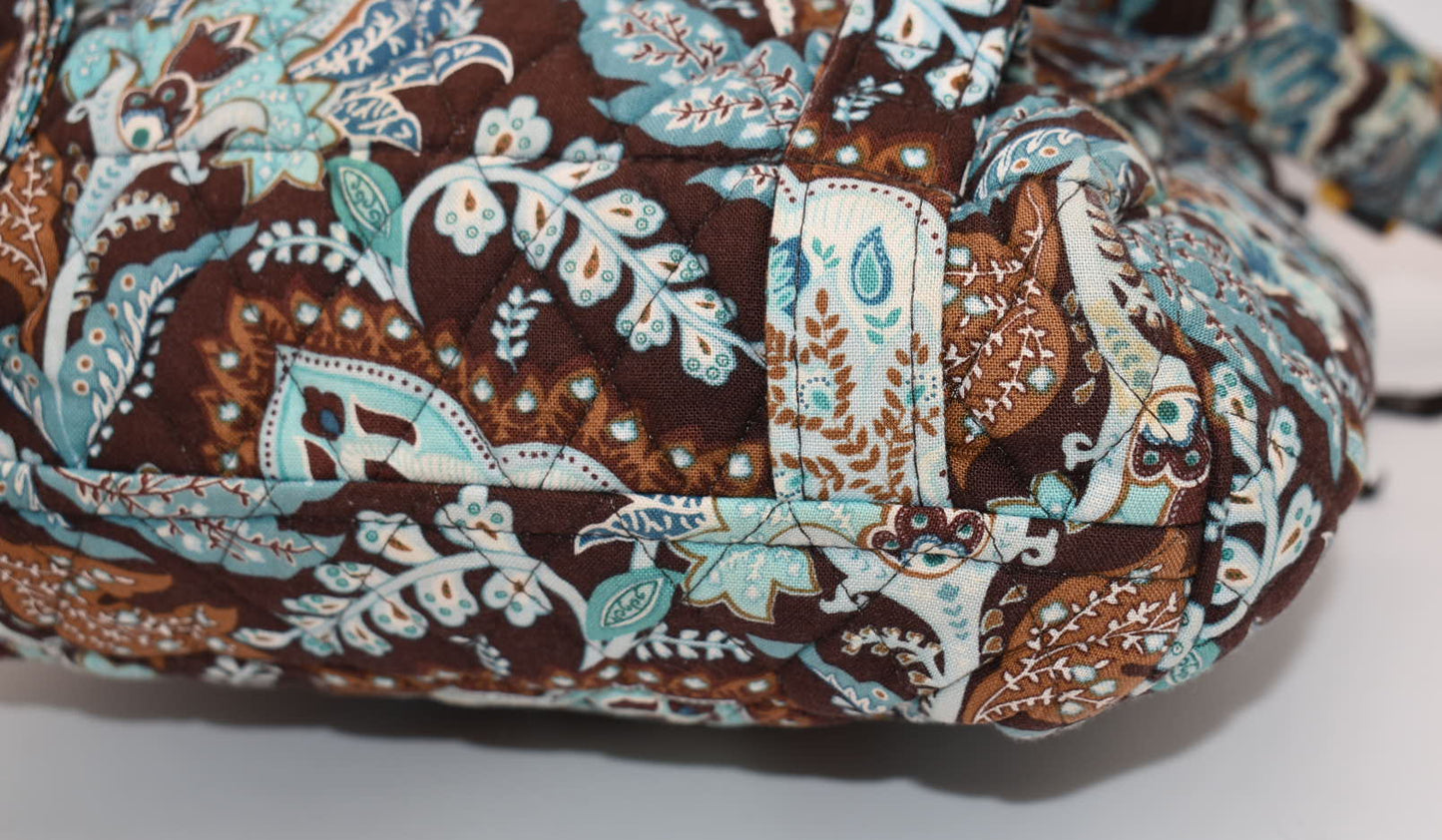 Vera Bradley Quilted Small Ultimate Backpack in "Java Blue" Pattern