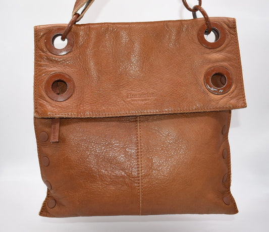 Hammit Leather Reversible Dune Crossbody Bag
