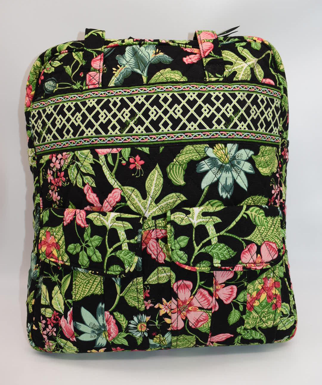 Vera Bradley Commuter / Work Tote Bag in "Botanica" Pattern