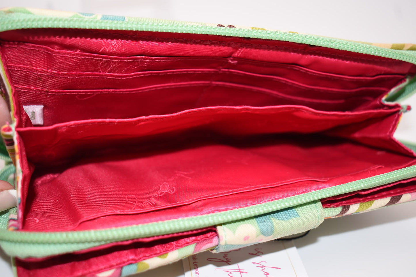 Vera Bradley Turnlock Wallet in "Tutti Frutti" Pattern