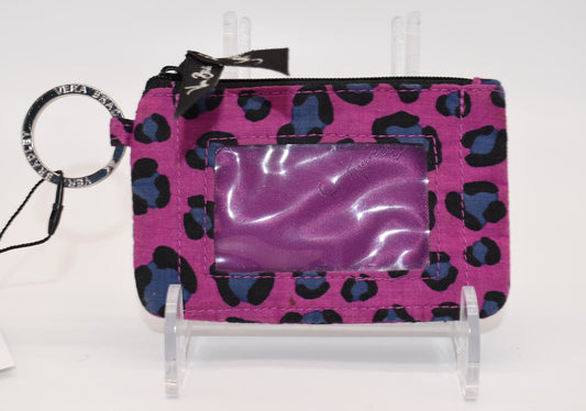 Vera Bradley Zip ID Case in "Leopard Spots" Pattern