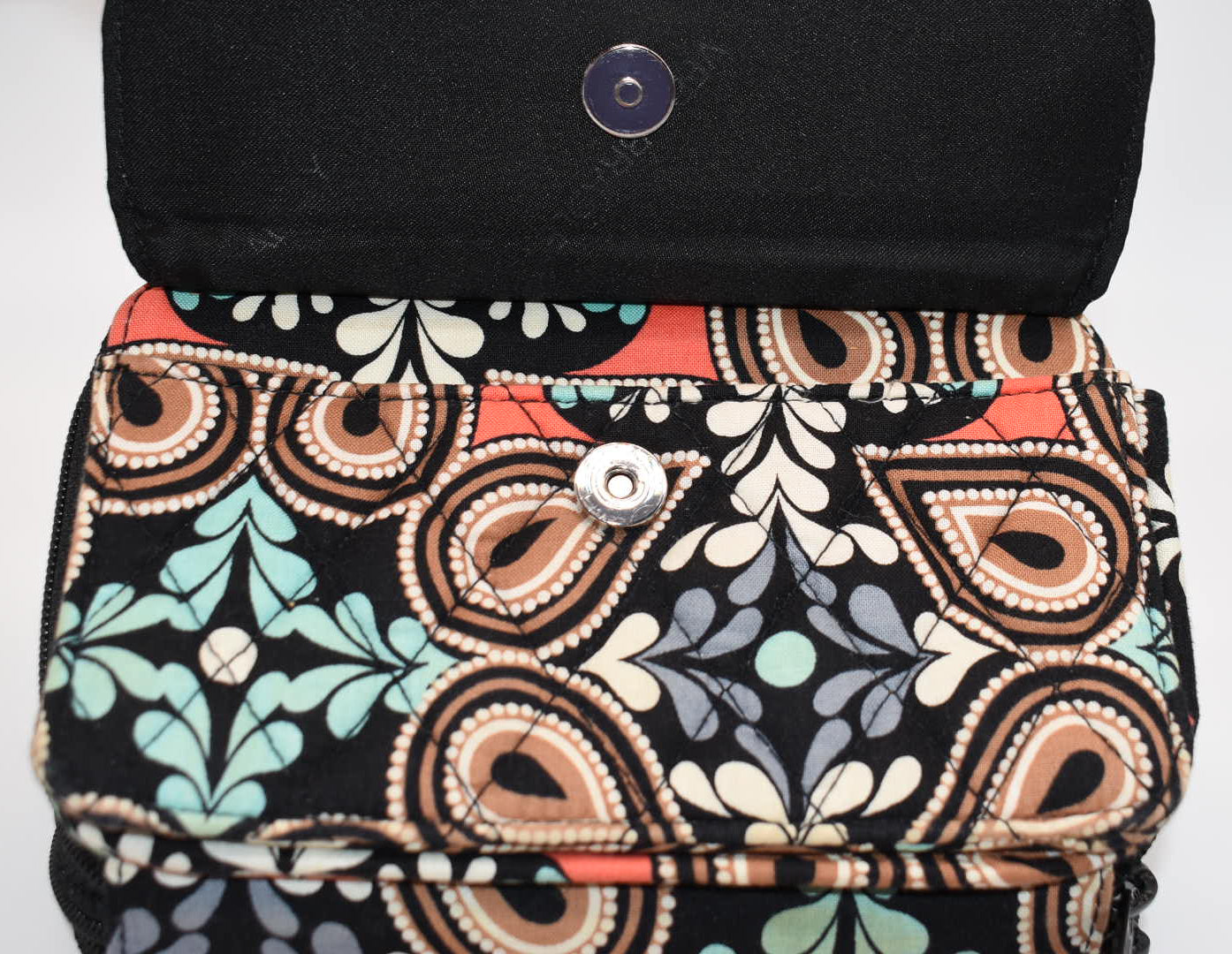 Vera Bradley All-in-One Crossbody Wallet in "Sierra" Pattern