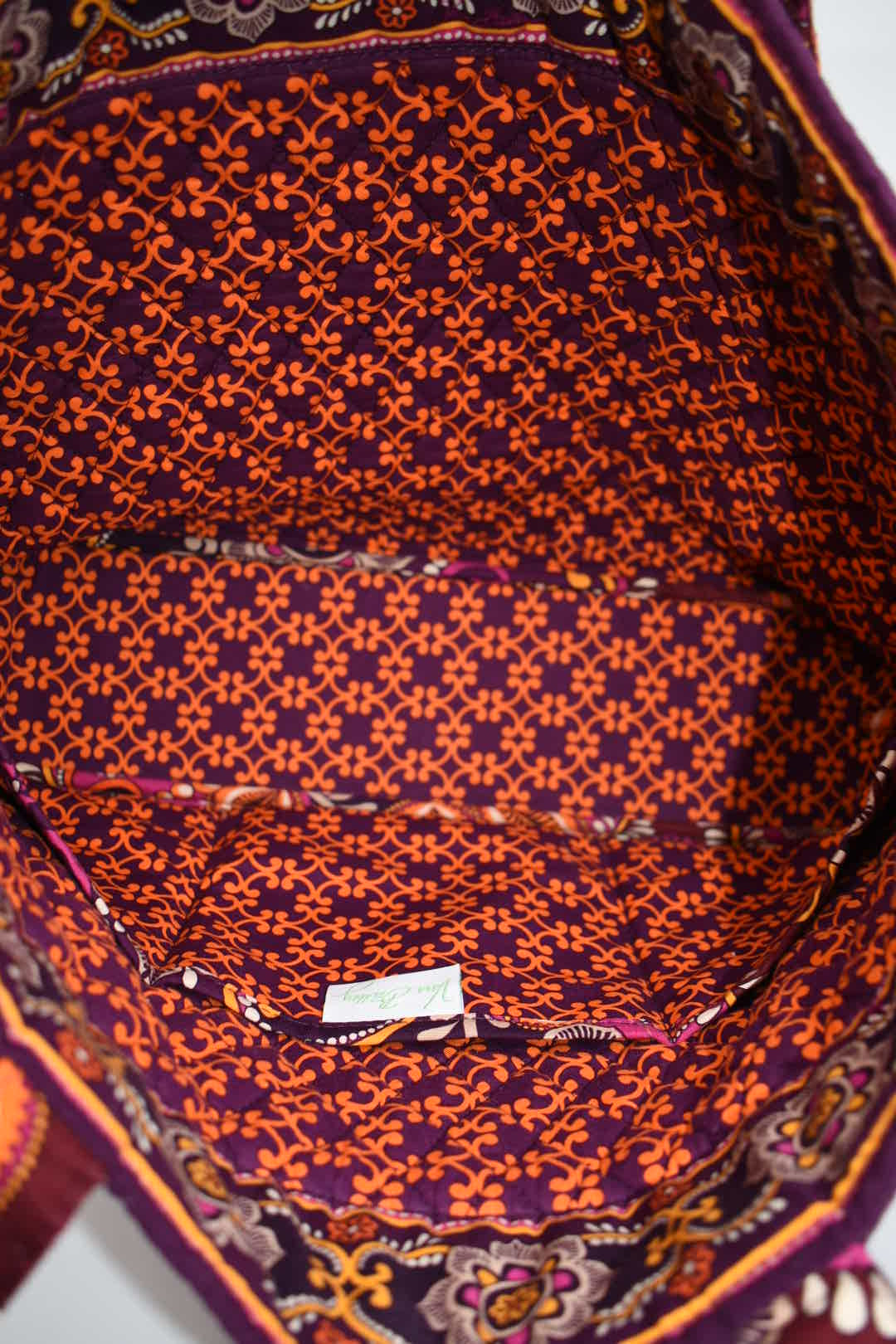 Vera Bradley East West Tote Bag in "Safari Sunset" Pattern