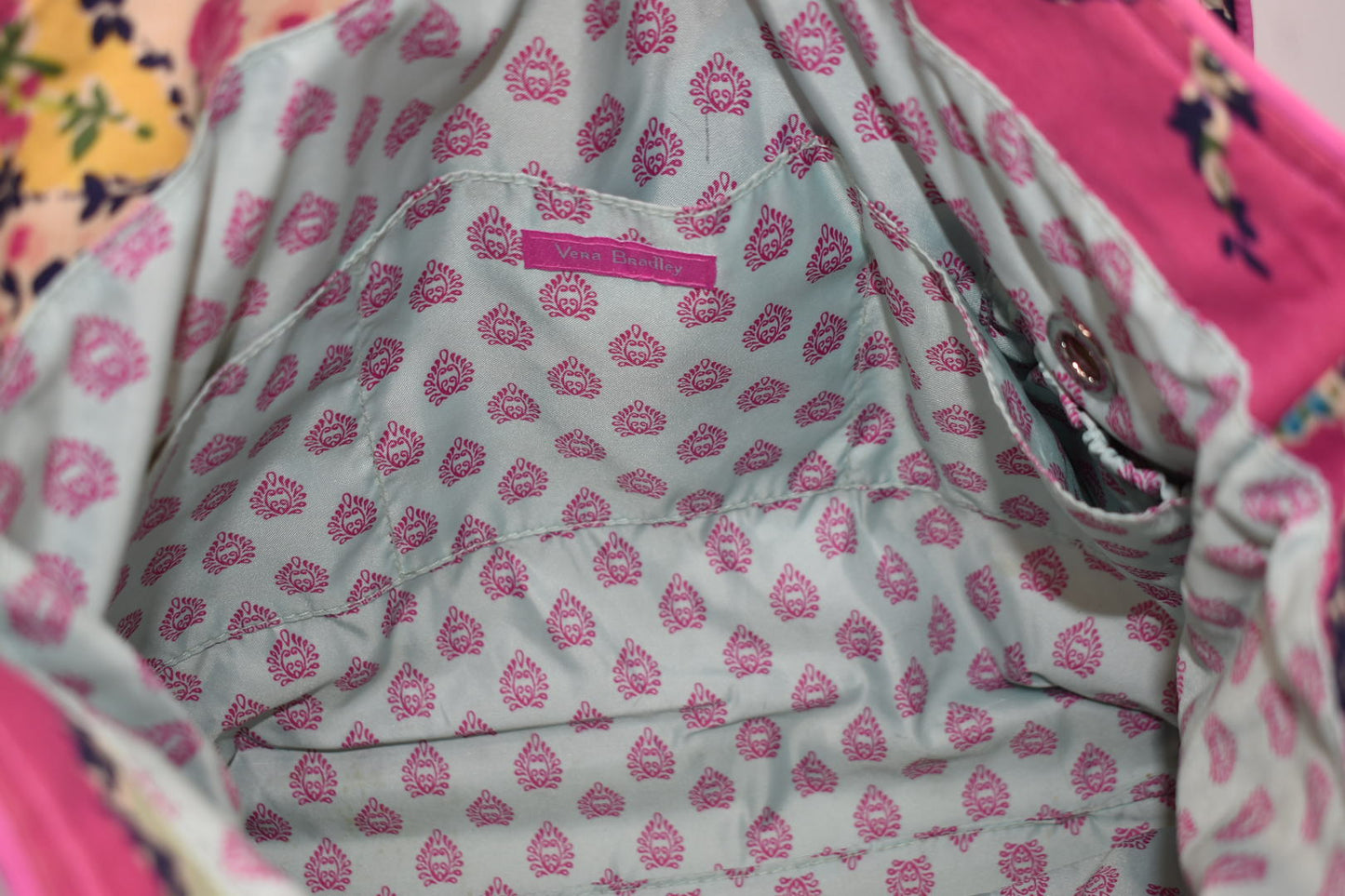 Vera Bradley Iconic Tote Bag in "Wildflower Paisley" Pattern