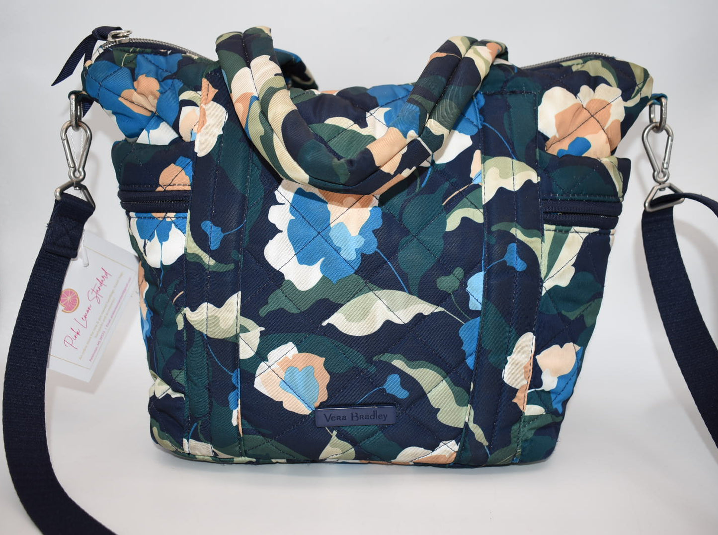 Vera Bradley Multi-Strap Tote Bag in "Immersed Blooms" Pattern
