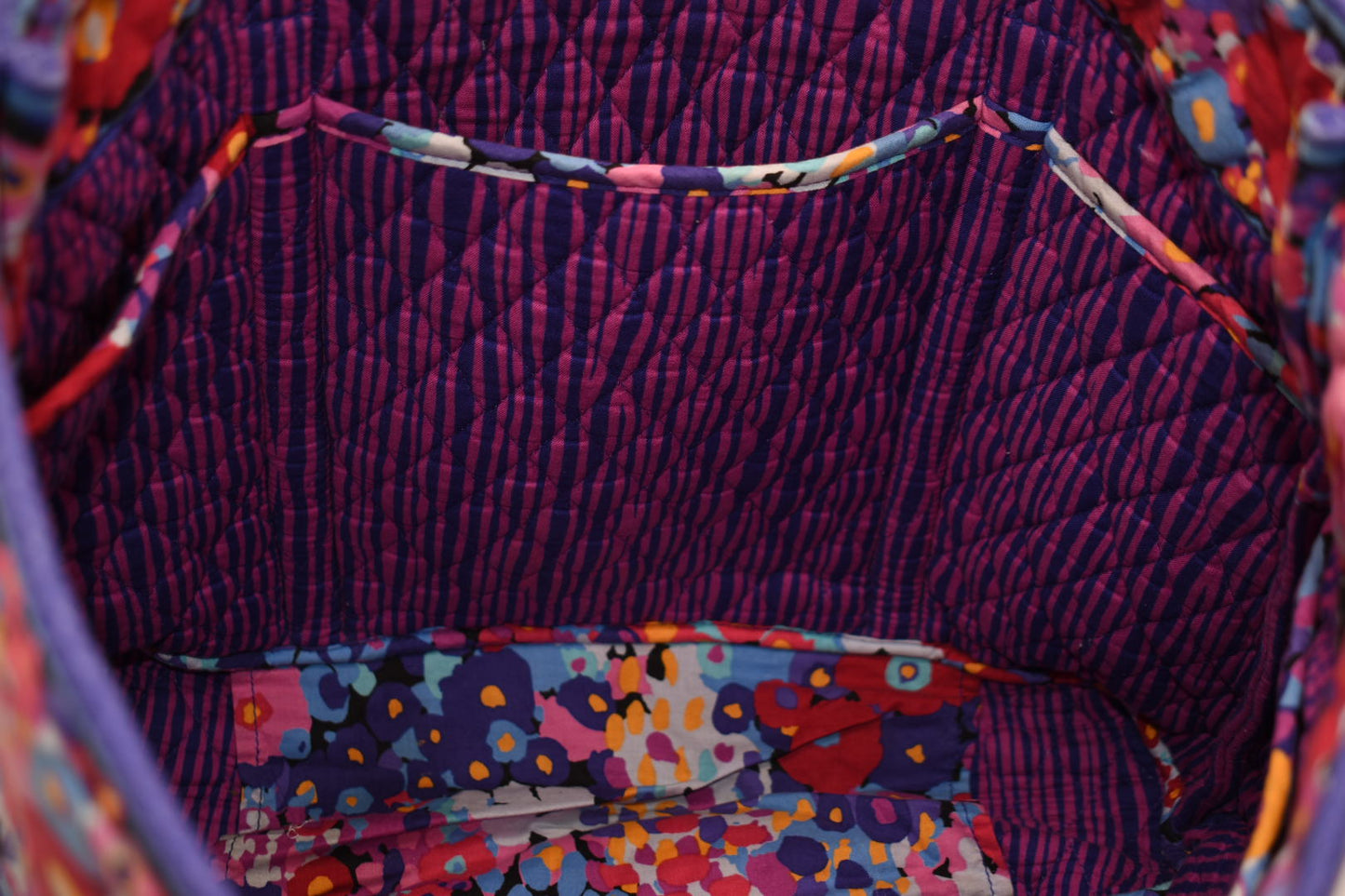 Vera Bradley Large Vera Tote Bag in "Impressionista" Pattern