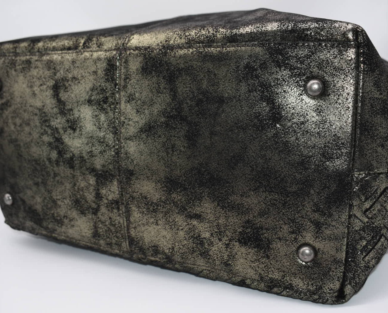 Patricia Nash Tote Bag in Woven Metallic Gold & Black