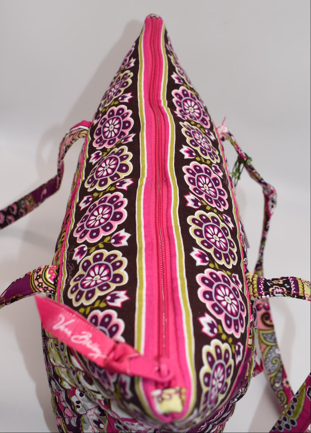 Vera Bradley Villager Tote Bag in "Very Berry Paisley" Pattern
