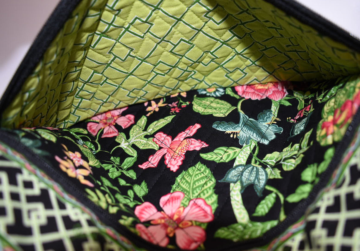Vera Bradley Commuter / Work Tote Bag in "Botanica" Pattern