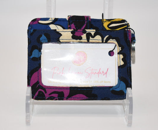 Vera Bradley Card Case Wallet in "African Violet" Pattern