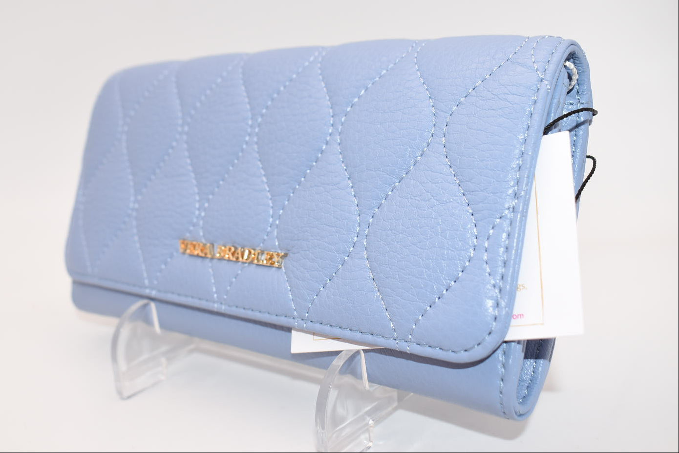 Vera Bradley Quilted Leather Audrey Wallet in Chambray