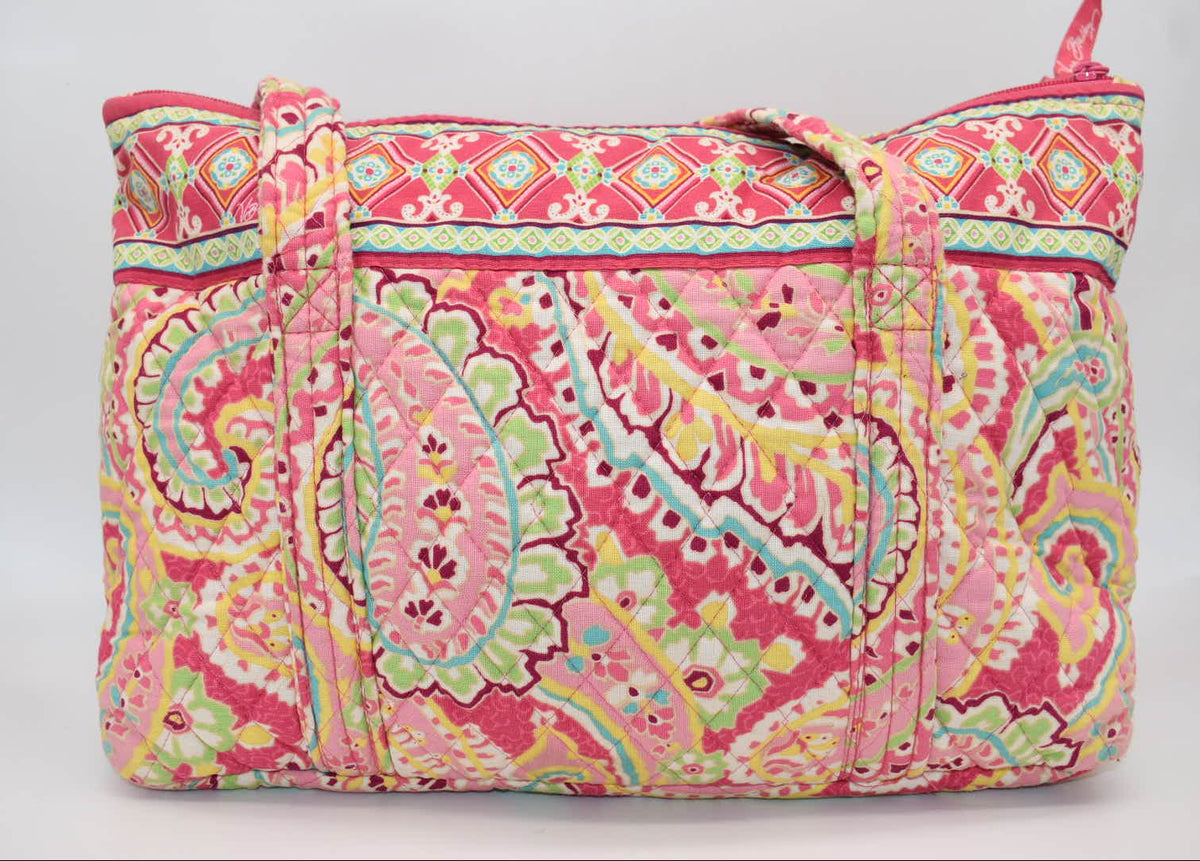 Vera Bradley Large Betsy Shoulder Tote Bag in "Capri Melon" Pattern