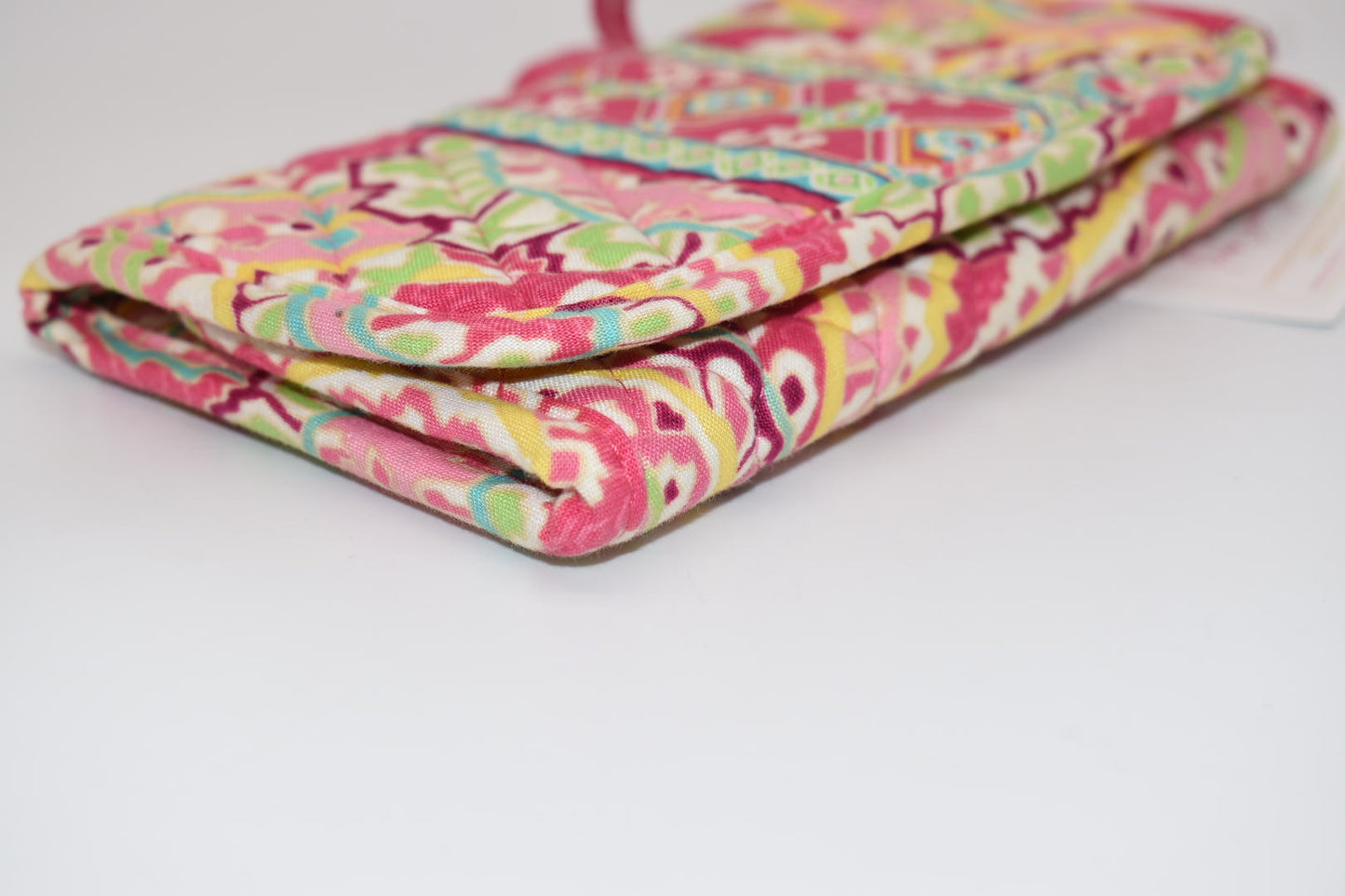 Vera Bradley Quilted Cotton Trifold Wallet in "Capri Melon" Pattern