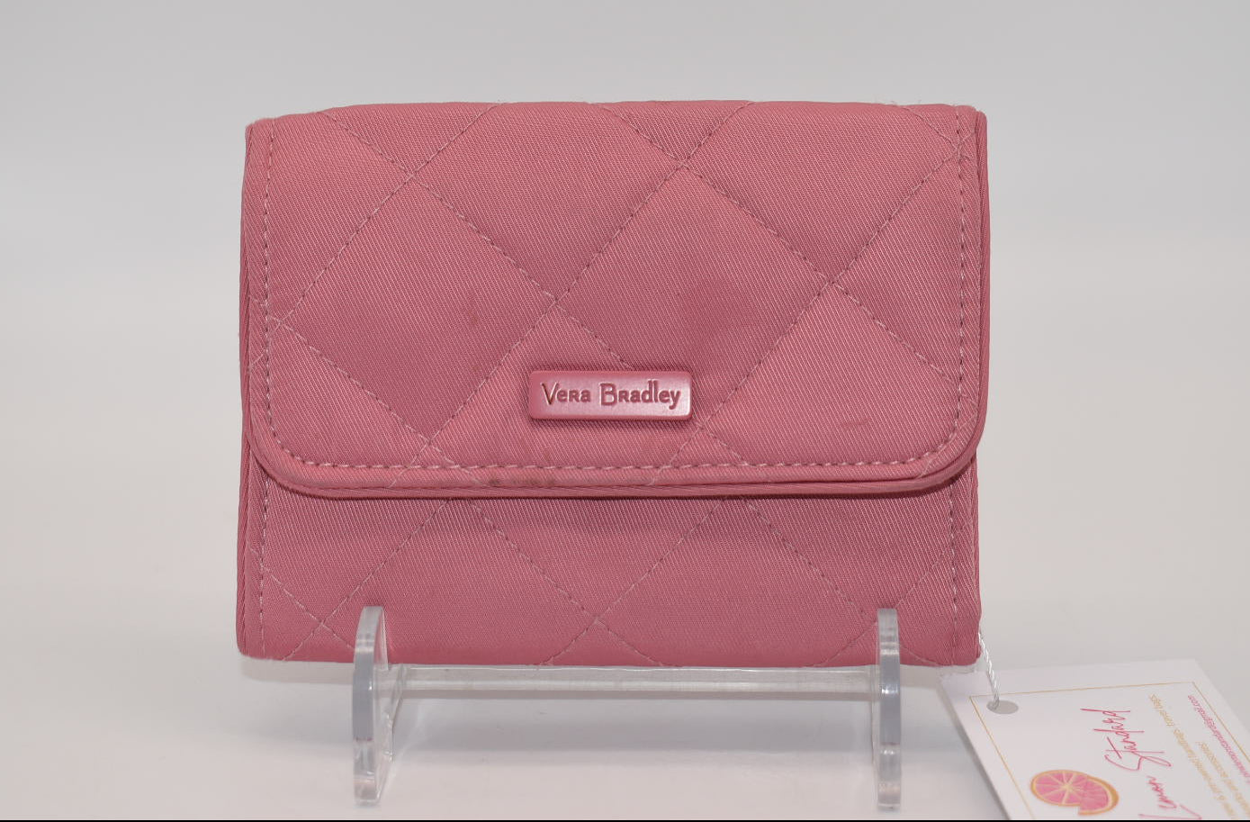 Vera Bradley RFID Riley Compact Wallet in Sea Turtles & Coral