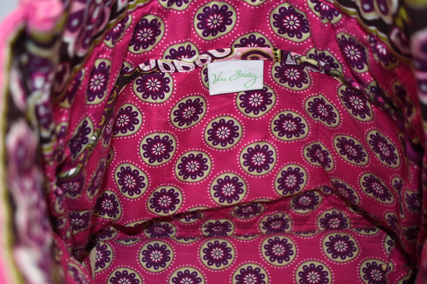 Vera Bradley Everyday Tote Bag in "Very Berry Paisley" Pattern
