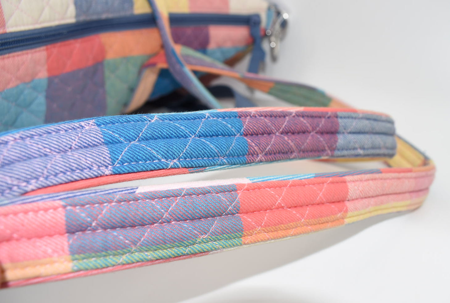 Vera Bradley Deluxe Travel Tote Bag in "Tropical Plaid" Pattern